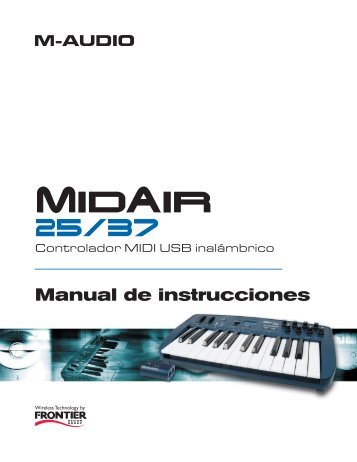 Manual de instrucciones de MidAir 25/37 - M-Audio