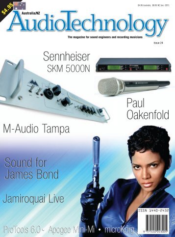 Sound for James Bond Paul Oakenfold Sound for James ... - M-Audio
