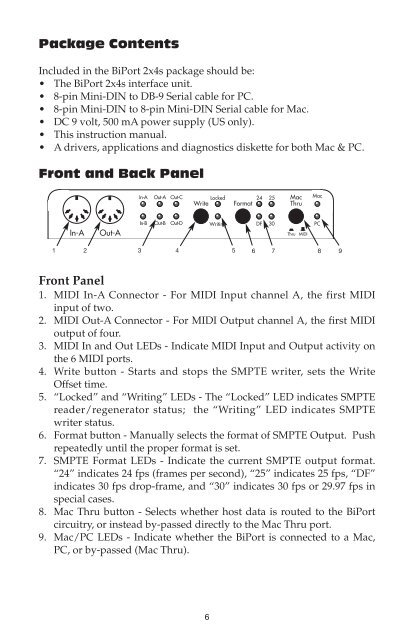 BiPort Manual 12.rsp - M-Audio