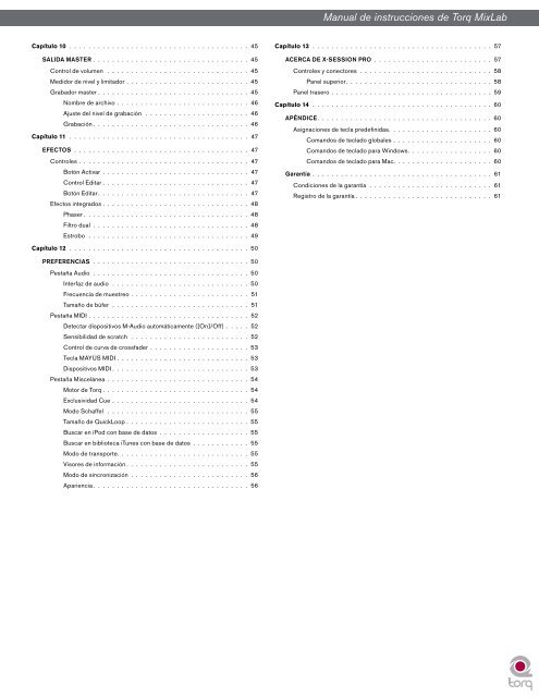 Manual del usuario - M-Audio