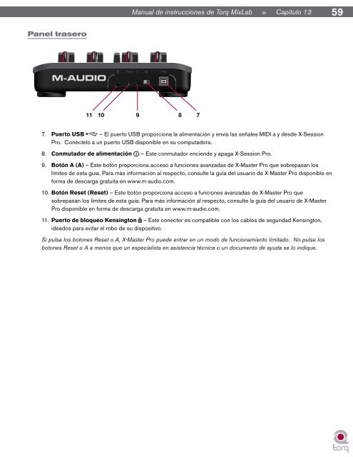 Manual del usuario - M-Audio