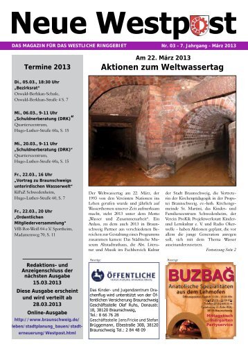 Ausgabe - März 2013 - Braunschweig - Stadt Braunschweig