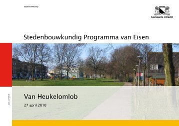 Stedenbouwkundig Programma van Eisen Van Heukelomlob