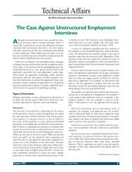 The case against unstructured interviews - Dr. Mike Aamodt