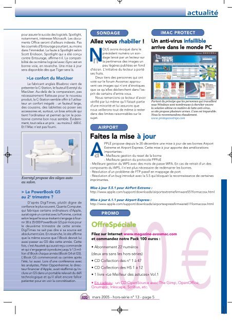 A vos MAC - Le magazine des astuces sur Macintosh et des ...