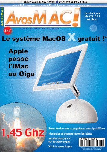 AVM n° 27 - mars 2003 - Bibliothèque - Free