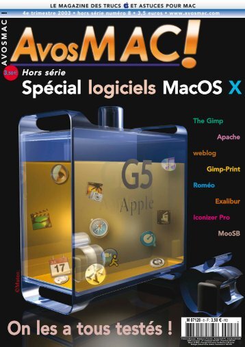 AVM HS08 Spécial logiciels Mac OSX - 4e trimestre 2003