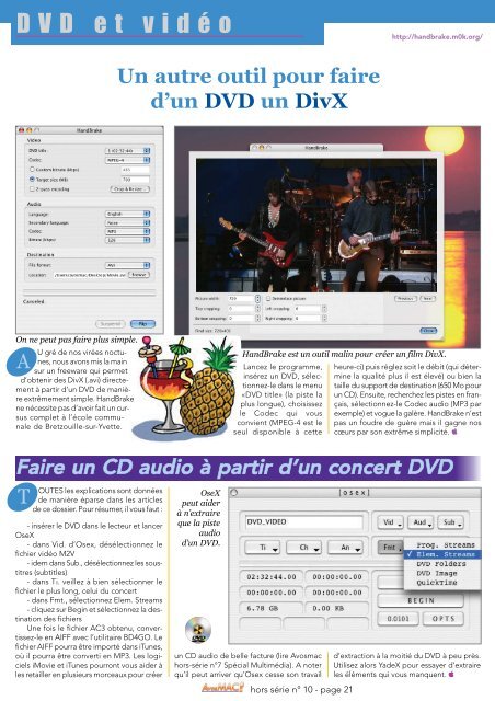 A vos MAC - Le magazine des astuces sur Macintosh et des ... - Free