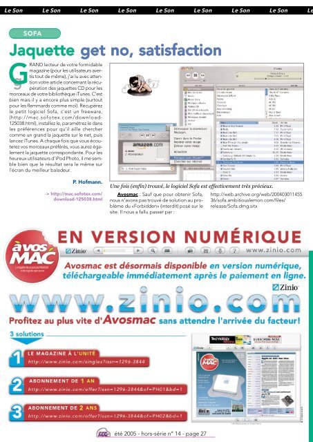 A vos MAC - Le magazine des astuces sur Macintosh et des ...