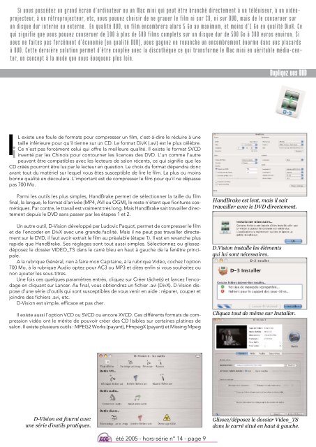 A vos MAC - Le magazine des astuces sur Macintosh et des ...