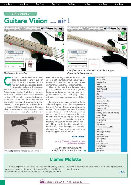 AVM n° 46 - décembre 2004 - Bibliothèque - Free