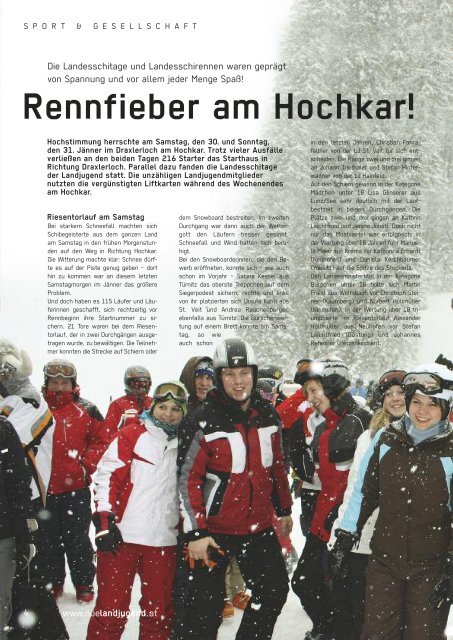 Niederösterreich Ausgabe 01/2010 - Landjugend Österreich