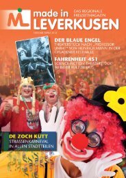 Ausgabe 1/12 - made in LEVERKUSEN