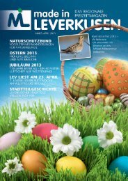 Ausgabe 2/13 - made in LEVERKUSEN