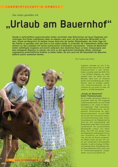 Steiermark Ausgabe 03/2010 - Landjugend Österreich