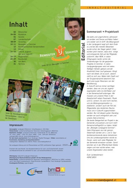 Steiermark Ausgabe 03/2010 - Landjugend Österreich