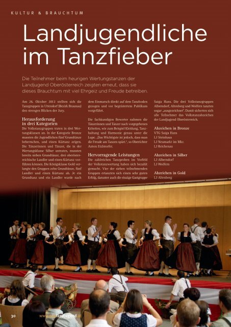 LJ-Zeitung 04.2012 - Landjugend Oberösterreich