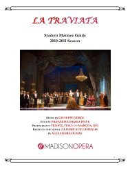 LA TRAVIATA - Madison Opera