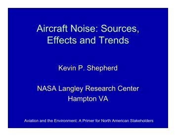 Aircraft Noise: Sources, Effects and Trends