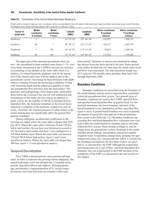 Central Valley Aquifer, Chapters A and B - MAE Class Websites