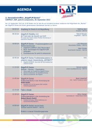 AGENDA - ISAP Magazin - ISAP AG