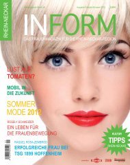 SOMMER MODE2012 - Magazin Inform