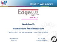 Workshop II – EdgePLM AFFINITY - ISAP Magazin - ISAP AG