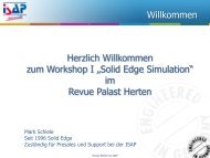 Workshop I – Solid Edge Simulation - ISAP Magazin