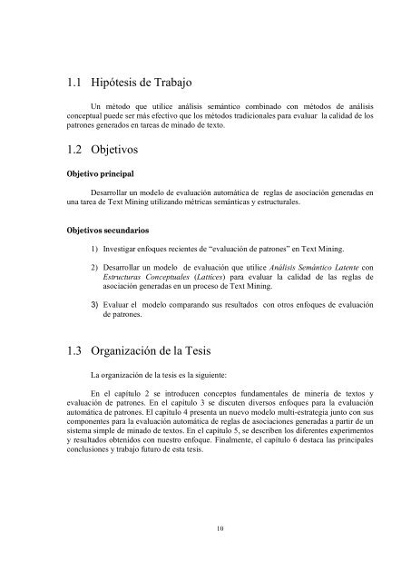 Evaluación de Reglas de Asociación en Text Mining Utilizando ...