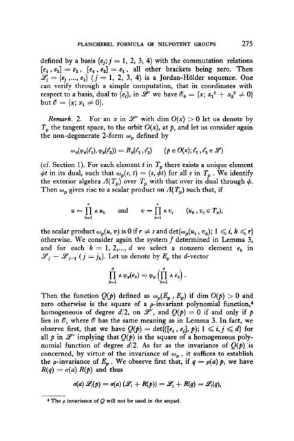 On the Characters and the Plancherel Formula of Nilpotent Groups ...