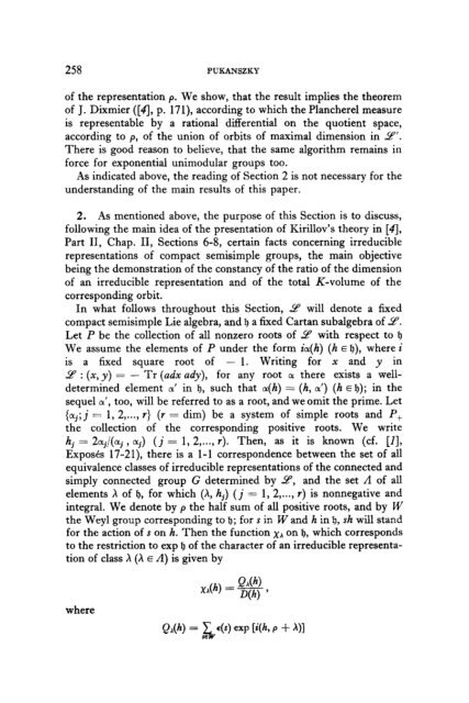 On the Characters and the Plancherel Formula of Nilpotent Groups ...