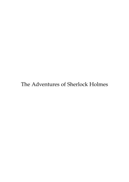 The Complete Sherlock Holmes