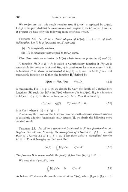 Extension Theorems of Hahn-Banach Type for Nonlinear Disjointly ...