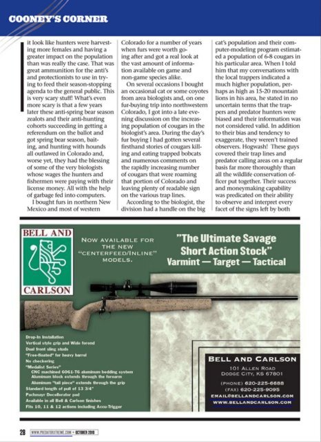 New Benelli MRl Is Varmint-Hunting Ready