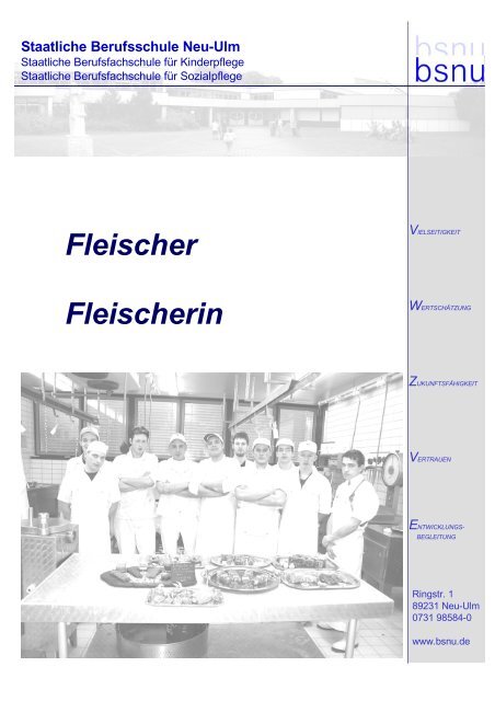 Flyer Fleischer.pdf - Staatliche Berufsschule Neu-Ulm