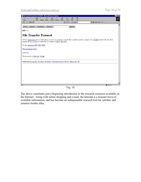 Print and Online Reference Sources - Public Web Server - New York ...