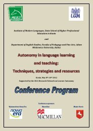 Autonomy in language learning and teaching