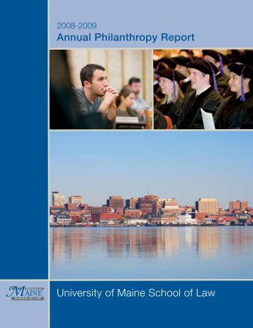 2008-2009 - University of Maine School of Law - University of Maine ...