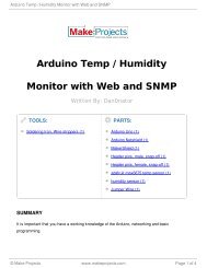 Arduino Temp / Humidity Monitor with Web and SNMP