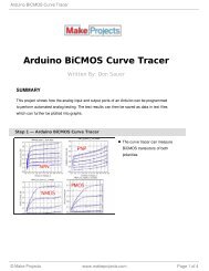 Arduino BiCMOS Curve Tracer