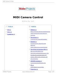 MIDI Camera Control