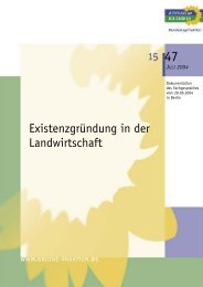 Existenzgründung in der Landwirtschaft - Projektbüro !make sense!