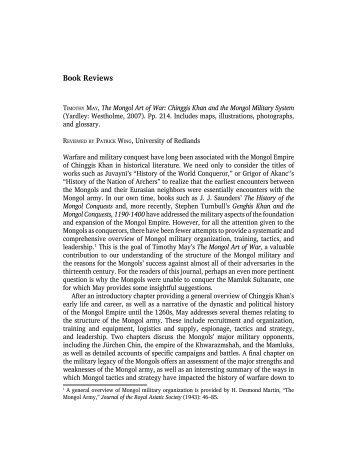 Book Reviews (MSR XII.2, 2008) - Mamluk Studies Review ...