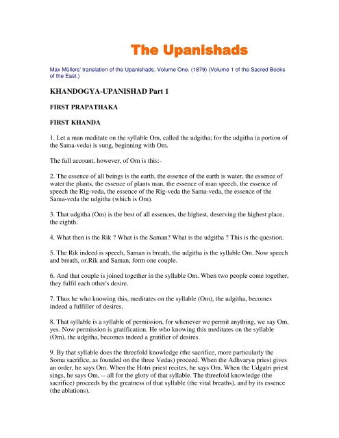 The Upanishads - Mandhata Global