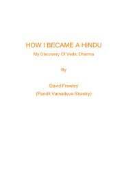 How I Became a Hindu, My Discovery of Vedic ... - Mandhata Global