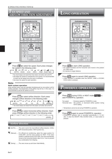 SPLIT-TYPE AIR CONDITIONERS - Air Tech