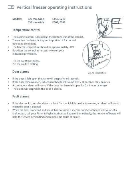 E521TRT3 Operating Instructions - Appliances Online