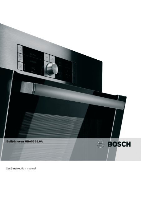 Built-in oven HBA53B5.0A - Appliances Online