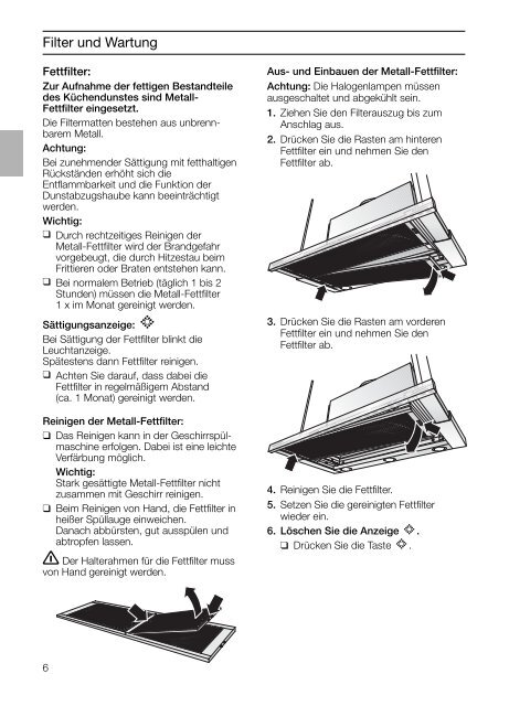 DHI 945 F / DHI 955 F - Keukenloods