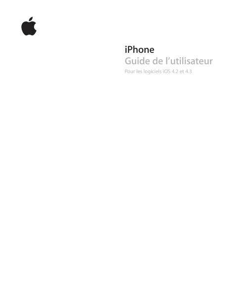 iPhone Guide de l'utilisateur - Support - Apple